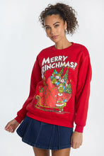 Pull à enfiler à col ras du cou imprimé Le Grincheux Merry Grinchmas thumbnail 1