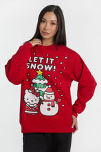 Hello Kitty Let It Snow Graphic Crew Neck Sweatshirt thumbnail 1