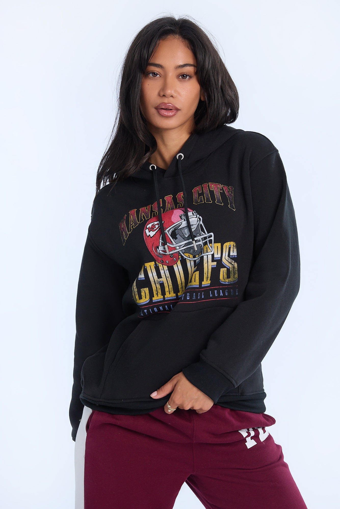 Kansas City Chiefs Graphic Boyfriend Hoodie