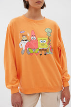 SpongeBob Graphic Oversized Crew Neck Sweatshirt thumbnail 3