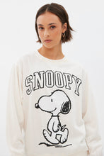 Snoopy Graphic Oversized Crew Neck Sweatshirt thumbnail 3