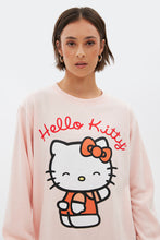Hello Kitty Graphic Oversized Crew Neck Sweatshirt thumbnail 3