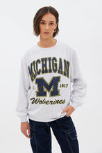 Michigan Graphic Oversized Crew Neck Sweatshirt thumbnail 1