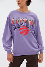 Toronto Raptors Graphic Oversized Crew Neck Sweatshirt thumbnail 3