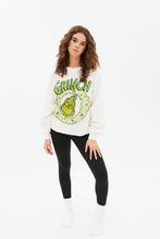 The Grinch Wreath Graphic Oversized Pullover Sweatshirt thumbnail 2