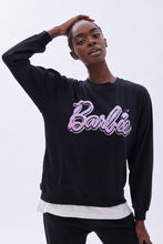 Barbie Graphic Crew Neck Oversized Sweatshirt thumbnail 1