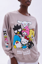 Hello Kitty Kuromi And Friends Graphic Crew Neck Oversized Sweatshirt thumbnail 3