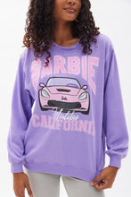 Barbie Malibu California Graphic Crew Neck Oversized Sweatshirt thumbnail 3