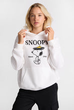 Chandail à capuche en molleton coupe garc?onne graphique nid Peanuts Snoopy thumbnail 3