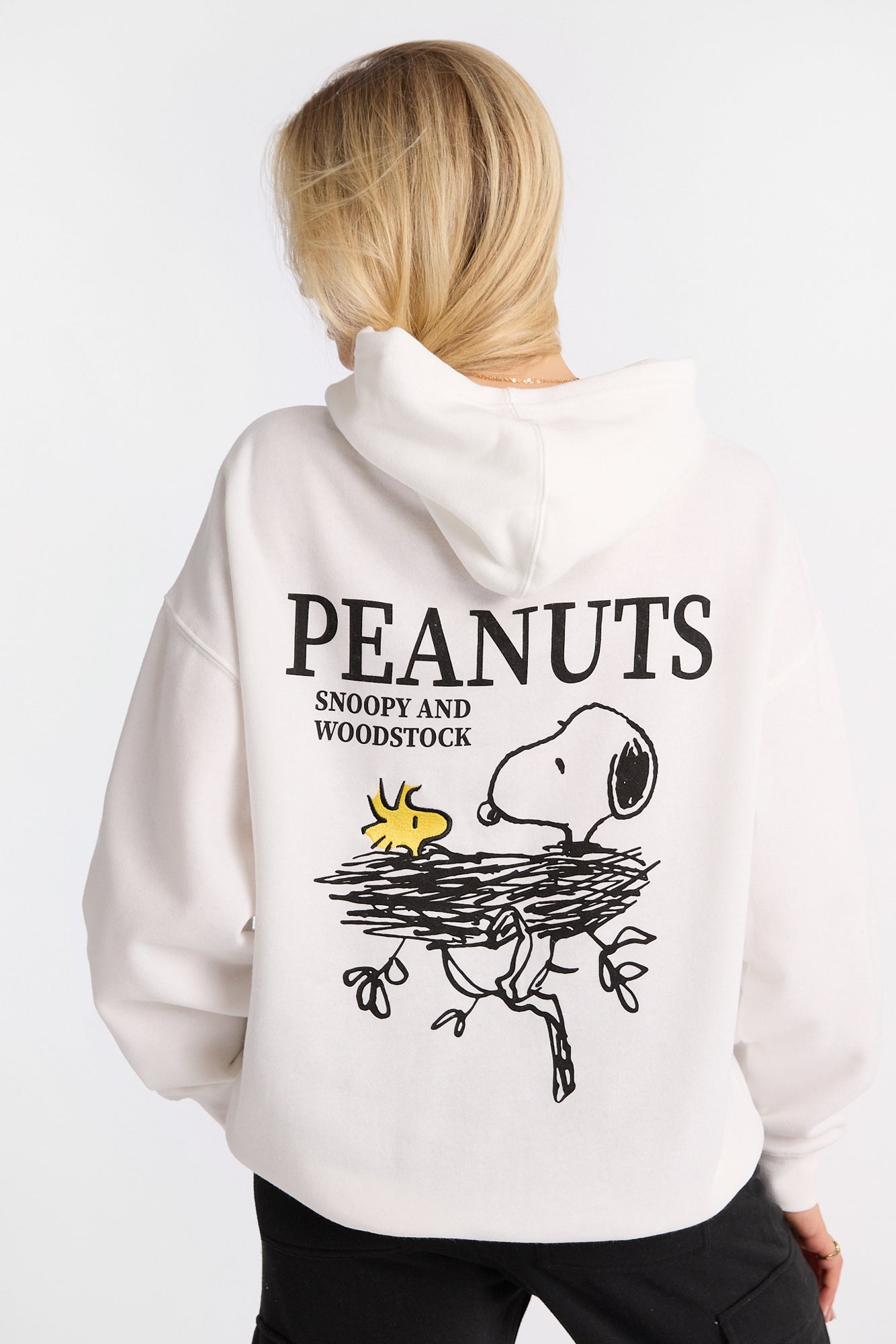 Peanuts Snoopy Nest Graphic Boyfriend Hoodie