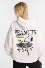 Chandail à capuche en molleton coupe garc?onne graphique nid Peanuts Snoopy thumbnail 1