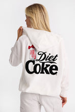 Chandail à capuche en molleton surdimensionné zippé Diet Coca-Cola thumbnail 2