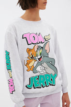 Tom And Jerry Graphic Oversized Crew Neck Sweatshirt thumbnail 3