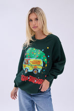 Scooby-Doo Mystery Machine Pine Tree Graphic Crew Neck Sweatshirt thumbnail 1