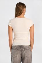 AERO Lace Trim Short Sleeve Sweetheart Neck Top thumbnail 8