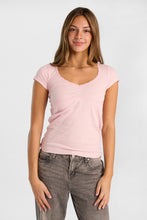 AERO Lace Trim Short Sleeve Sweetheart Neck Top thumbnail 17