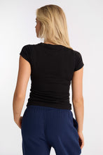 T-shirt long a? col henley manches courtes thumbnail 4