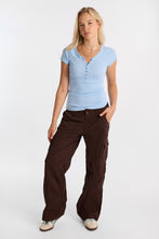 T-shirt long a? col henley manches courtes thumbnail 14