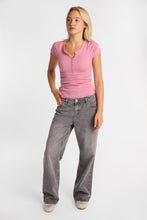 T-shirt long a? col henley manches courtes thumbnail 23