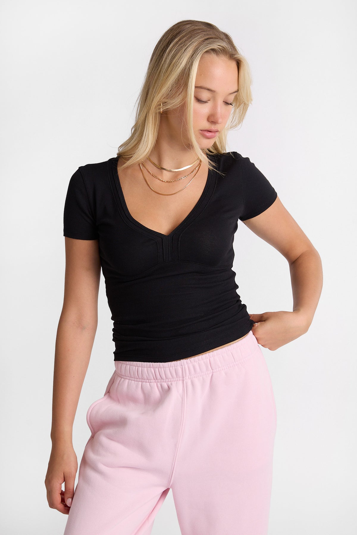 AERO Short Sleeve V-Neck Tee