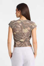 T-shirt court col ras du cou en tricot gaufré à manches courtes AERO thumbnail 16
