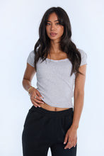 AERO Lace Trim Off-Shoulder Tee thumbnail 2