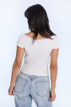 AERO Lace Trim Off-Shoulder Tee thumbnail 8