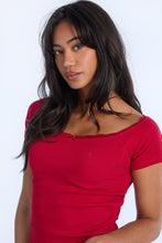 AERO Lace Trim Off-Shoulder Tee thumbnail 12