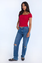 AERO Lace Trim Off-Shoulder Tee thumbnail 14