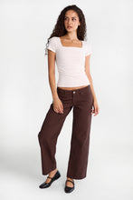 AERO Super Soft Square Neck Ruched Sides Tee thumbnail 8
