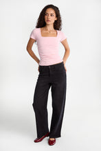 AERO Super Soft Square Neck Ruched Sides Tee thumbnail 16