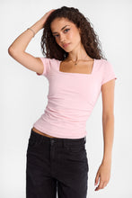 AERO Super Soft Square Neck Ruched Sides Tee thumbnail 13