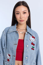 Blouson en denim brodé Hello Kitty thumbnail 2