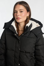 AERO Faux-Fur Lined Midi Hooded Puffer Jacket thumbnail 3