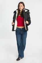 AERO Faux-Fur Lined Midi Hooded Puffer Jacket thumbnail 5