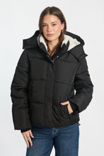AERO Faux-Fur Lined Midi Hooded Puffer Jacket thumbnail 2