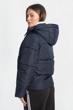 AERO Faux-Fur Lined Midi Hooded Puffer Jacket thumbnail 13