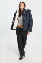 AERO Faux-Fur Lined Midi Hooded Puffer Jacket thumbnail 14