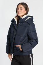 AERO Faux-Fur Lined Midi Hooded Puffer Jacket thumbnail 11