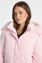 AERO Faux-Fur Lined Midi Hooded Puffer Jacket thumbnail 16