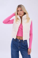 AERO Zip-Up Cropped Puffer Vest thumbnail 13