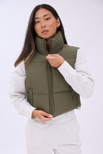 AERO Zip-Up Cropped Puffer Vest thumbnail 25