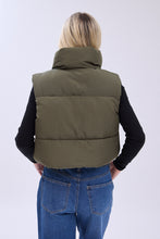 AERO Zip-Up Cropped Puffer Vest thumbnail 32