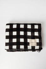AERO Checkered Print Plush Throw Blanket thumbnail 1