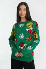 The Grinch Santa Hat Graphic Crew Neck Sweater thumbnail 1