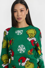 The Grinch Santa Hat Graphic Crew Neck Sweater thumbnail 2