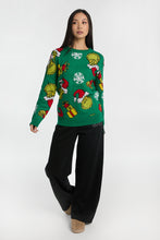 The Grinch Santa Hat Graphic Crew Neck Sweater thumbnail 4
