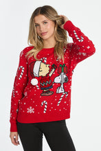 Peanuts Snoopy Gift Pom Pom Crew Neck Sweater thumbnail 1