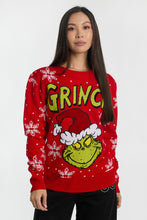 The Grinch Snowflakes Graphic Crew Neck Sweater thumbnail 1