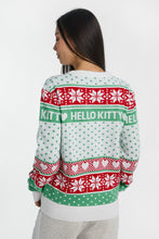 Hello Kitty Fair Isle Bow Graphic Crew Neck Sweater thumbnail 3